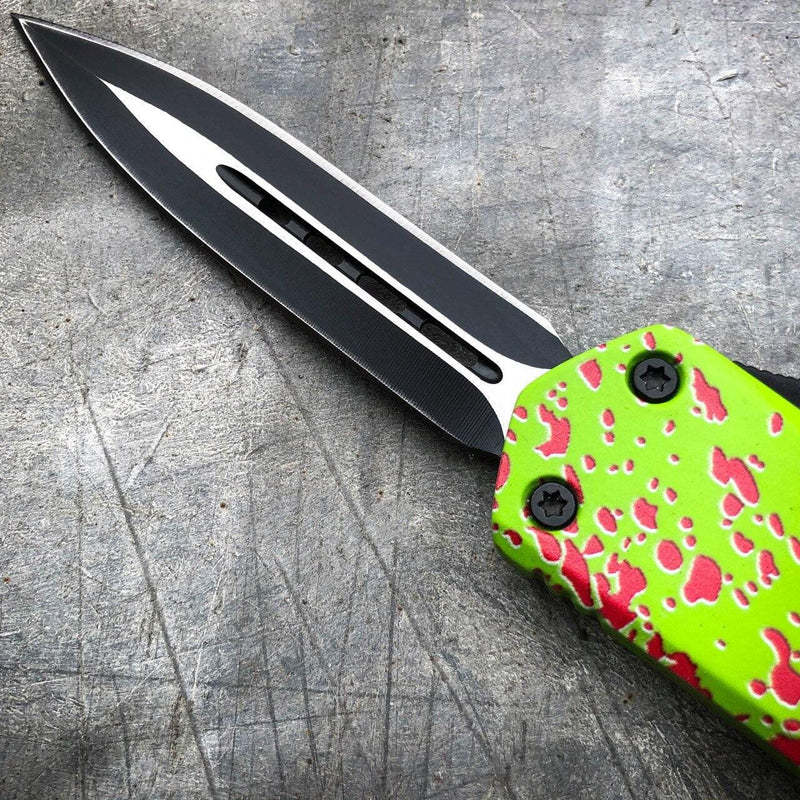 9" Fantasy Tactical Recon OTF Combat Pocket Knife - BLADE ADDICT