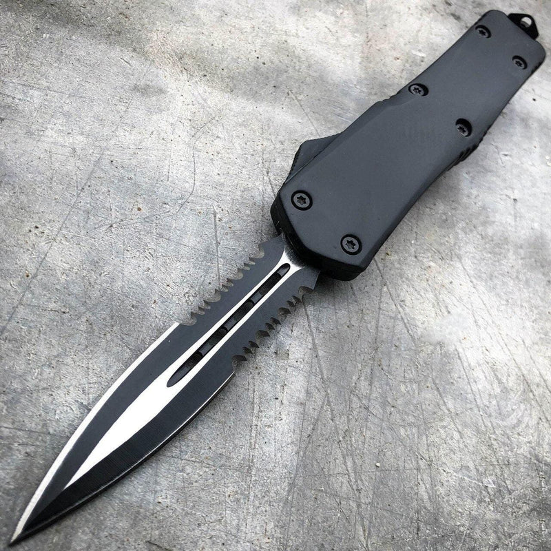 9" Fantasy Tactical Recon OTF Combat Pocket Knife - BLADE ADDICT