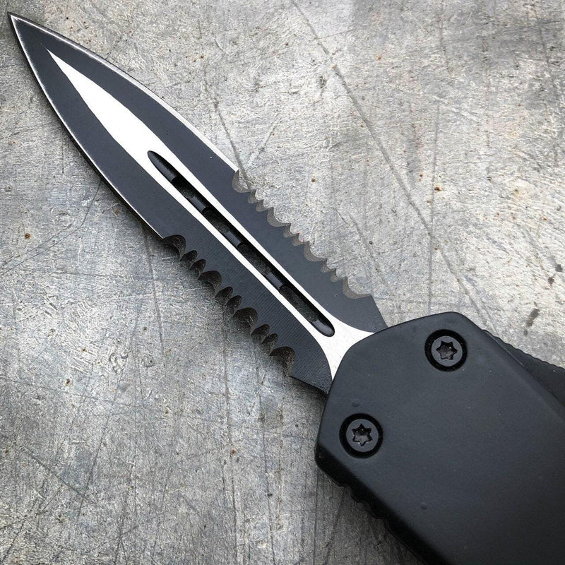 9" Fantasy Tactical Recon OTF Combat Pocket Knife - BLADE ADDICT