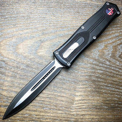 Punisher OTF Dual Action Knife Double Sided - BLADE ADDICT