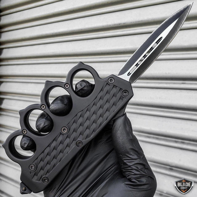 9" Tactical Knuckle OTF - BLADE ADDICT