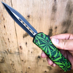Cannabis Marijuana Leaf OTF - BLADE ADDICT