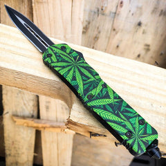 Cannabis Marijuana Leaf OTF - BLADE ADDICT