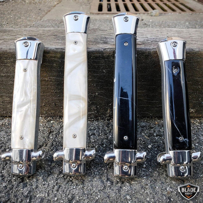 Classic Gentleman Italian Stiletto OTF - BLADE ADDICT