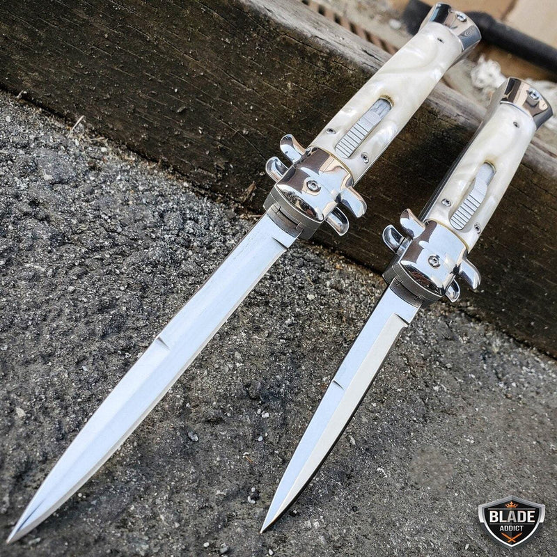 Classic Gentleman Italian Stiletto OTF - BLADE ADDICT
