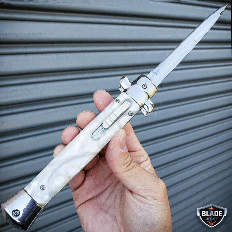 Classic Gentleman Italian Stiletto OTF - BLADE ADDICT
