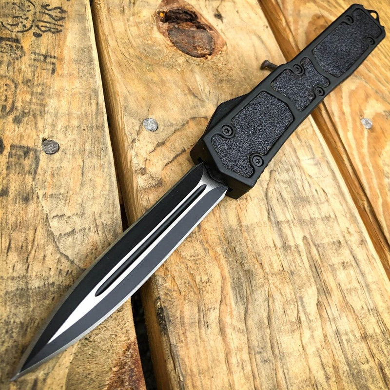 Delta Force Recon Dagger Blade OTF Knife NEW - BLADE ADDICT