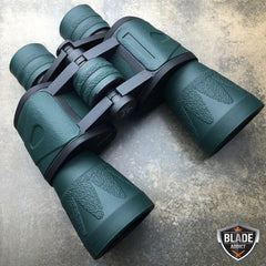 Day/Night 10X60 Military Zoom Binoculars Camouflage W/ Pouch Camping - BLADE ADDICT