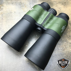 Day/Night 30X50 Multi-Coated Military Green Zoom Binoculars w/Pouch - BLADE ADDICT