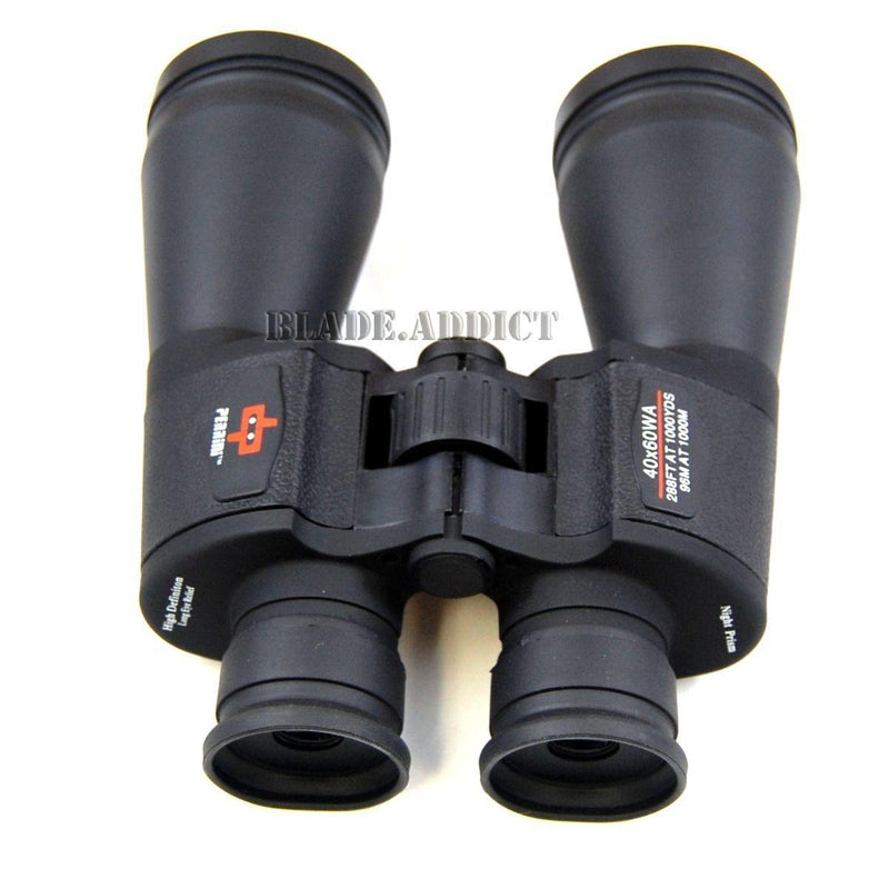 Day/Night 40X60 HUGE Military Power HD Zoom Binoculars w/Pouch Camping - BLADE ADDICT