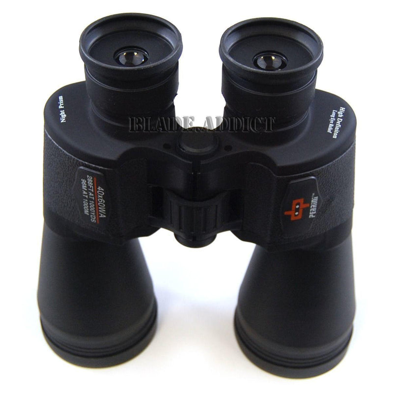 Day/Night 40X60 HUGE Military Power HD Zoom Binoculars w/Pouch Camping - BLADE ADDICT