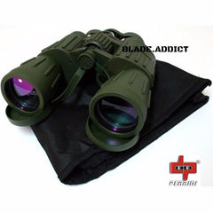 Day/Night 60X50 Army Zoom Binoculars Camouflage w/Pouch - BLADE ADDICT