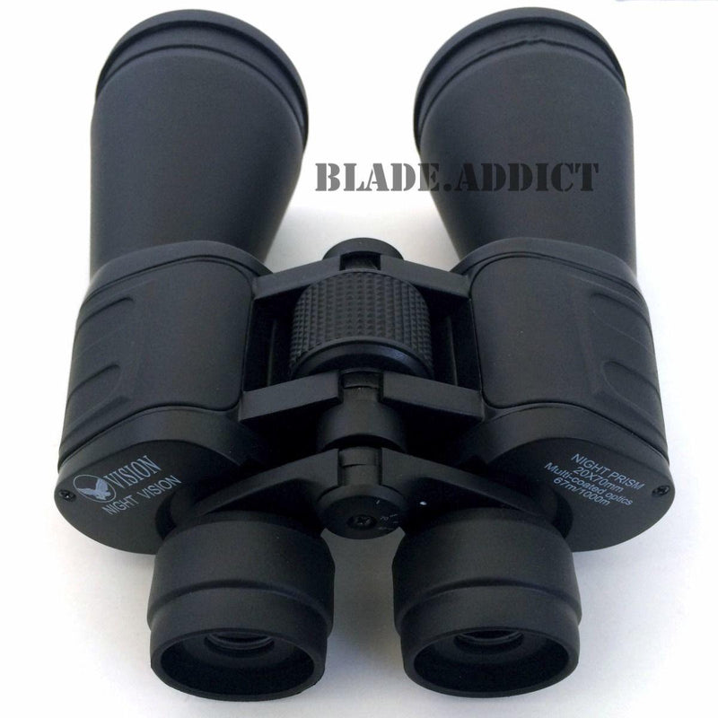 Large Day/Night 20x70 Military Zoom Powerful Binoculars - BLADE ADDICT