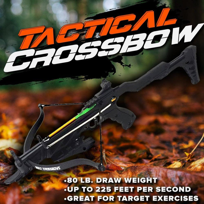 SHREDDER 80 LB ARCHERY HUNTING Gun BLACK PISTOL CROSSBOW - BLADE ADDICT