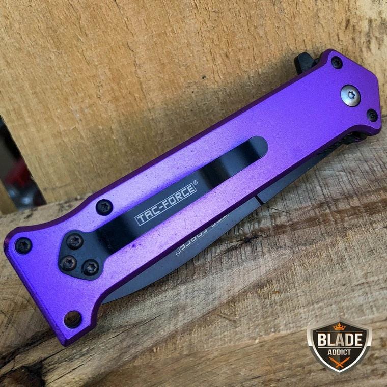 8" JOKER Spring Assisted STILETTO Folding Pocket Knife Blade - BLADE ADDICT