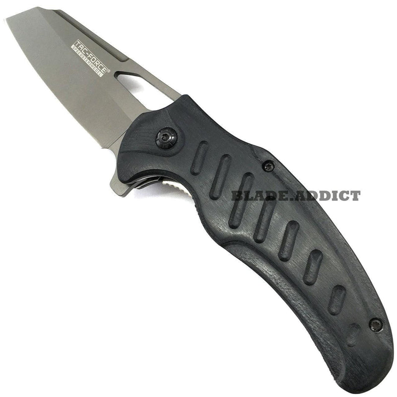 8" TAC FORCE TITANIUM Spring Assisted Open FOLDING Pocket Knife - BLADE ADDICT