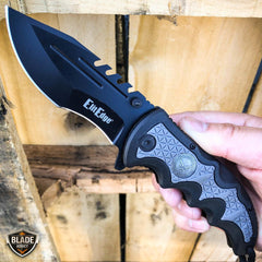 Military Marines Air Force Army Tactical Spring Assisted Pocket Knife Air Force - BLADE ADDICT