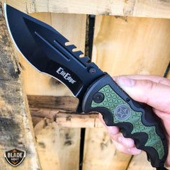 Military Marines Air Force Army Tactical Spring Assisted Pocket Knife Army - BLADE ADDICT