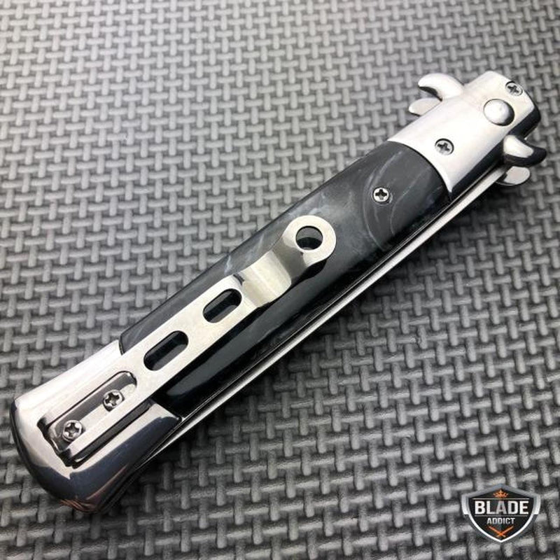 Automatic Tactical Switch Blade Comb Pocket Knife - BLADE ADDICT