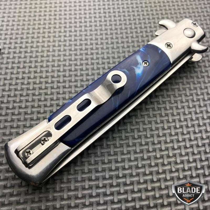 Automatic Tactical Switch Blade Comb Pocket Knife - BLADE ADDICT