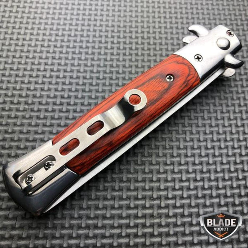 Automatic Tactical Switch Blade Comb Pocket Knife - BLADE ADDICT