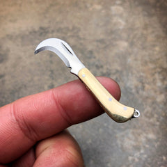 Mini Folding Pocket Knife Blade Cutter Keychain B - BLADE ADDICT