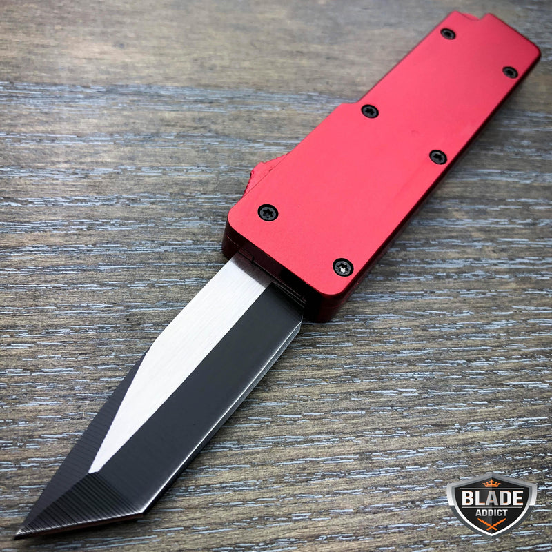 Dead Pool Tanto Red Mini OTF - BLADE ADDICT