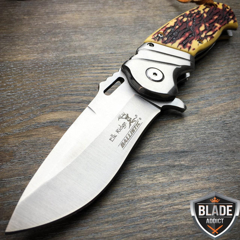 Elk Ridge Bone Gentleman Pocket Knife - BLADE ADDICT