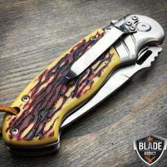 Elk Ridge Bone Gentleman Pocket Knife - BLADE ADDICT