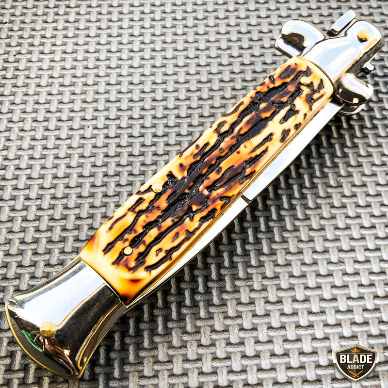 Italian Stiletto Pocket Knife - BLADE ADDICT