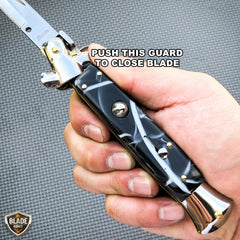 Italian Stiletto Pocket Knife - BLADE ADDICT