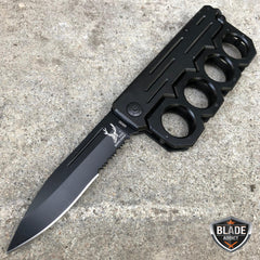 Knuckle Style Tactical Spring Assisted Open Folding Pocket Knife - BLADE ADDICT