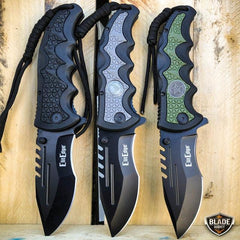 Military Marines Air Force Army Tactical Spring Assisted Pocket Knife - BLADE ADDICT