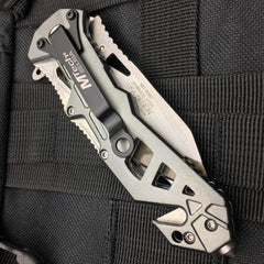 MTECH USA Tanto Blade Spring Assisted Tactical Folding Pocket Knife - BLADE ADDICT