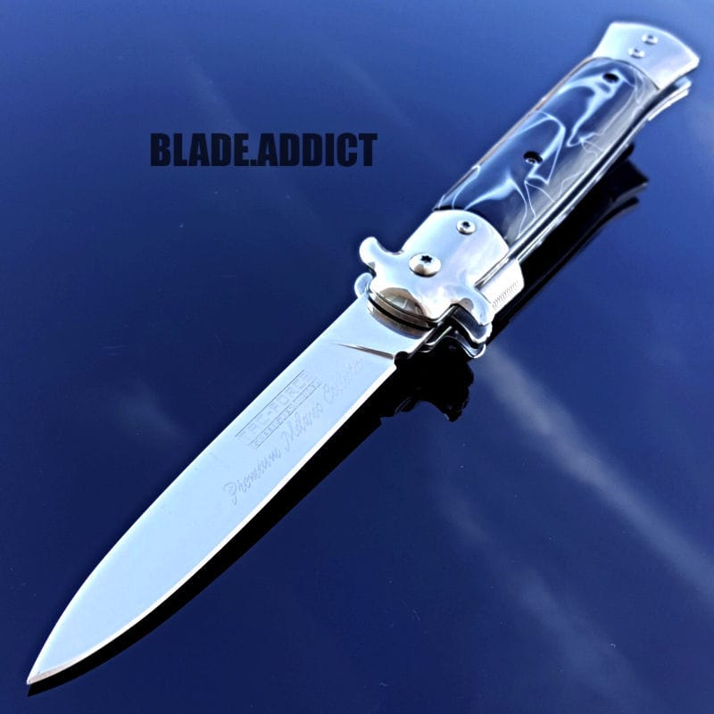 Tac-Force Italian Milano Stiletto Spring Assisted Open Pocket Knife - BLADE ADDICT