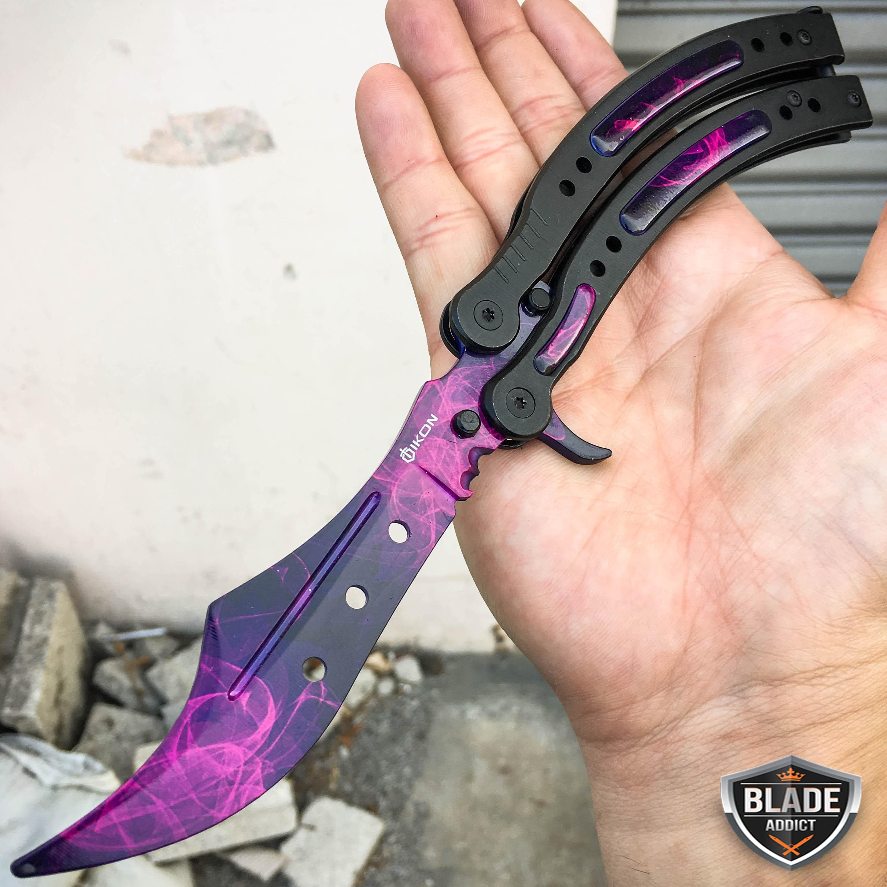 CSGO Butterfly Balisong Trainer Tactical Knife + Case Tool (PHASE 2 ...