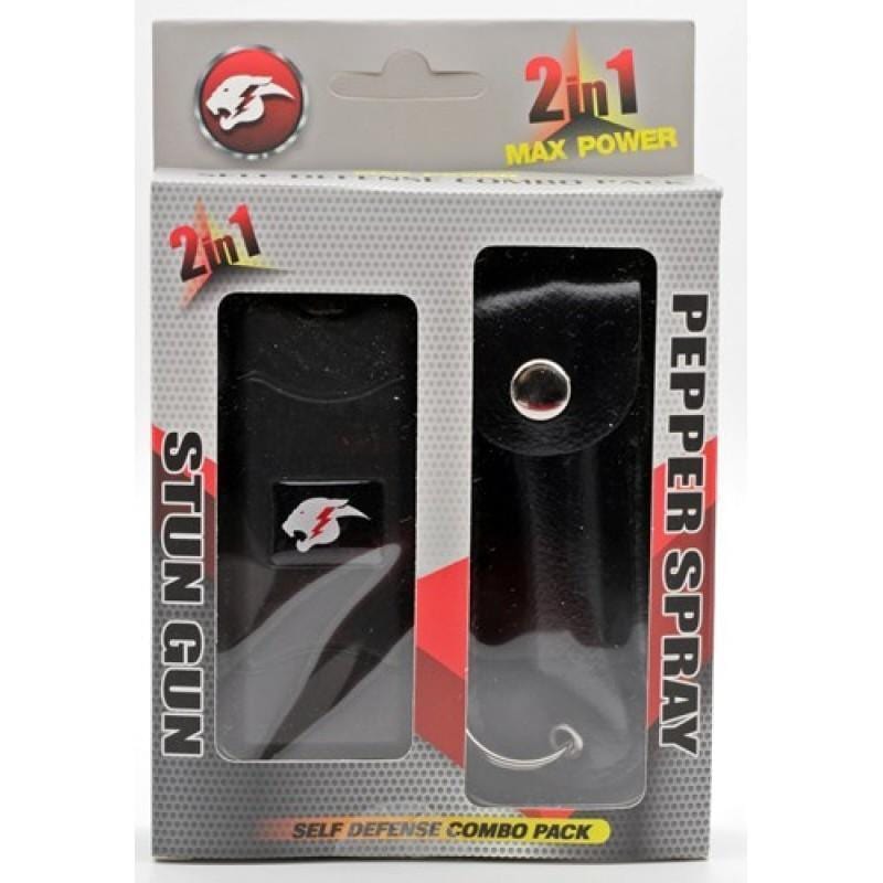 Stun Gun & Pepper Spray Self Defense Combo - BLADE ADDICT