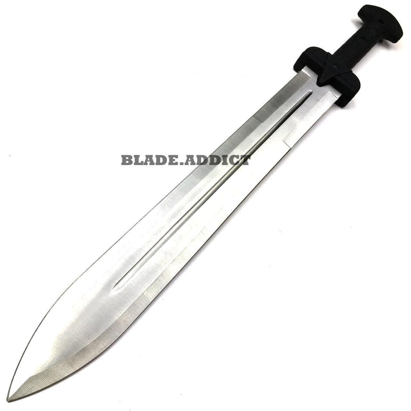 2 PC 24" GLADIATOR GREEK Roman Dragon SWORD MACHETE Gladius Medieval w/ SHEATH - BLADE ADDICT