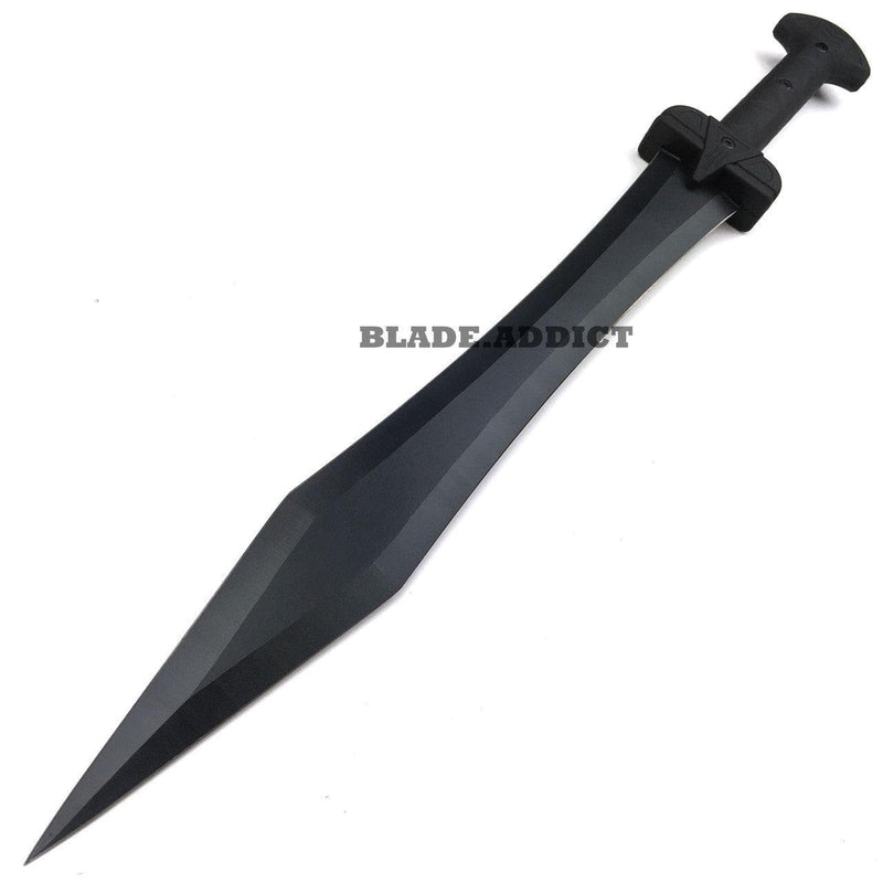 2 PC 24" GLADIATOR GREEK Roman Dragon SWORD MACHETE Gladius Medieval w/ SHEATH - BLADE ADDICT