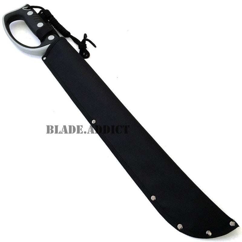 24" JUNGLE MACHETE HUNTING KNIFE MILITARY TACTICAL SURVIVAL - BLADE ADDICT