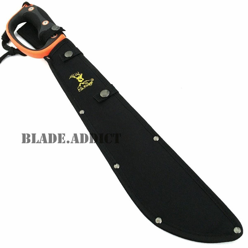 25" SURVIVAL HUNTING Sawback Military FULL TANG MACHETE Fixed Blade Knife SWORD - BLADE ADDICT