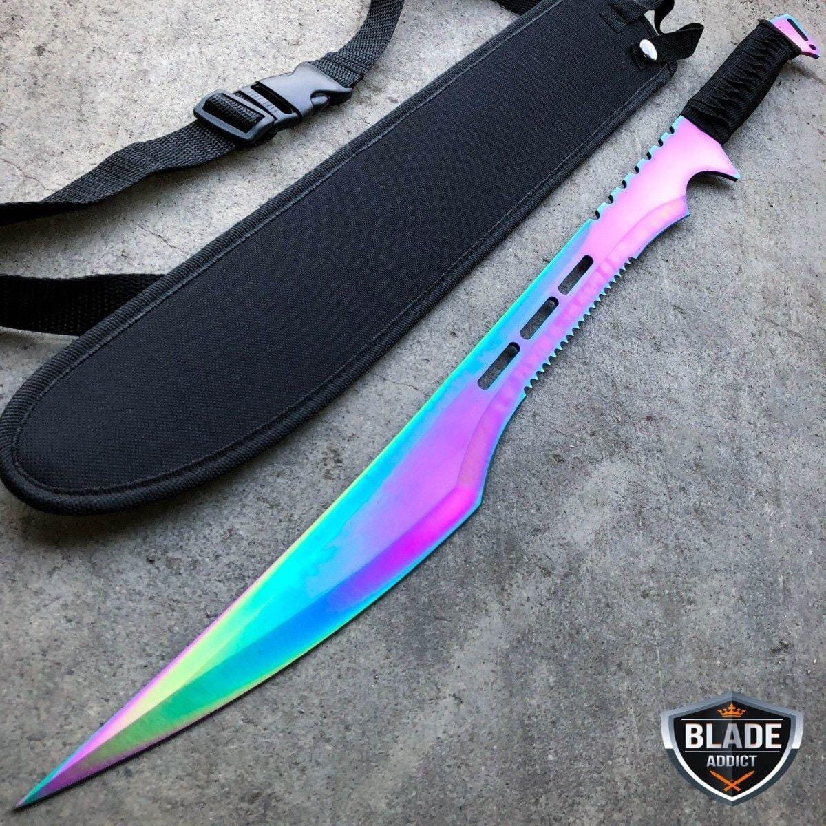 Tactical Ninja Sword 27" Ninja Sword Katana Machete Full Tang Blade