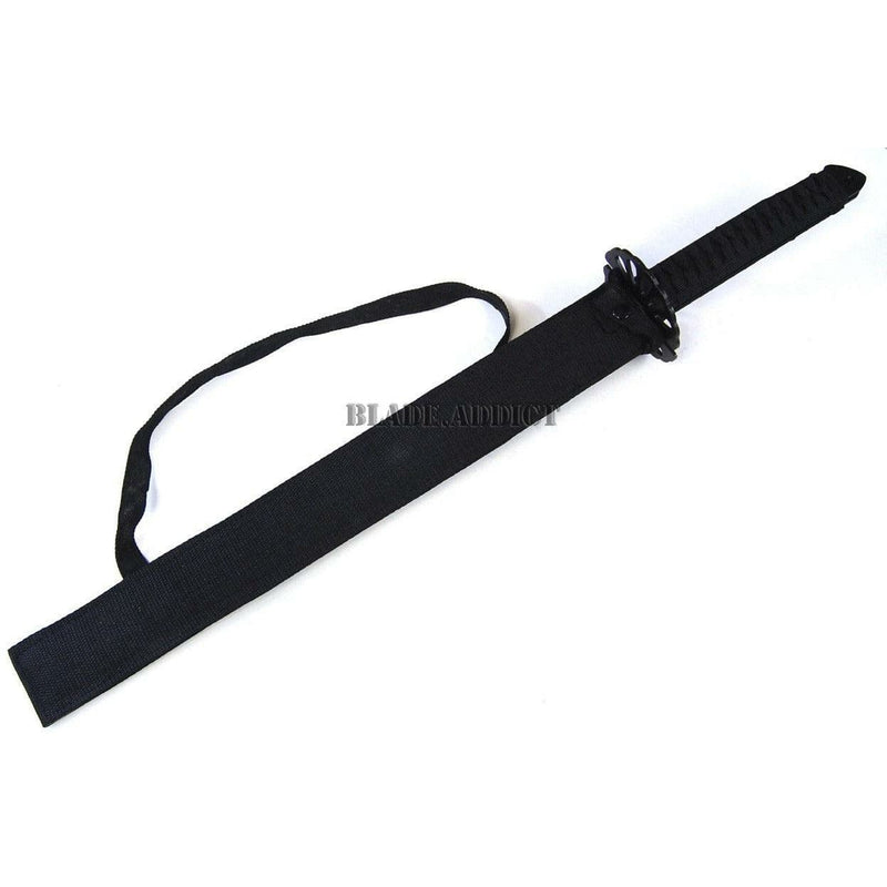 2PC 27" HUNTING DOUBLE NINJA MACHETE KNIFE MILITARY SURVIVAL SWORDS - BLADE ADDICT