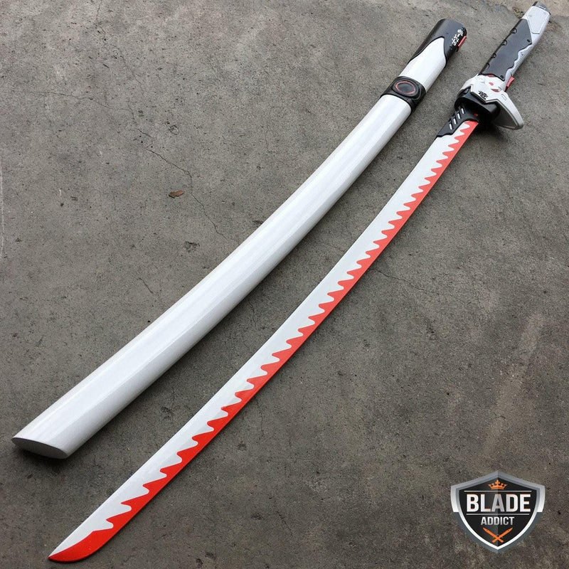 Game Overwatch Genji Sword OW Cosplay Props 1:1 Metal material Japanese Dao Xmas - BLADE ADDICT