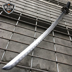 Japanese Samurai Sword KATANA High Carbon Steel Ninja Blade WHITE Dragon Tang - BLADE ADDICT