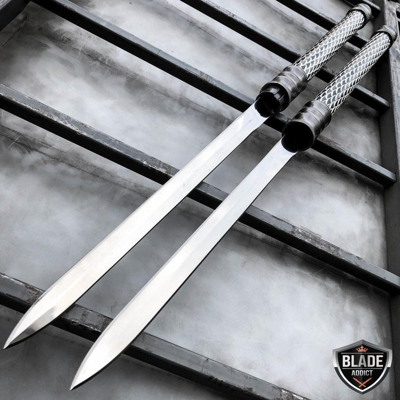 NINJA SAMURAI Dual Blade TWIN Concealed SWORDS Katana Japanese COSPLAY - BLADE ADDICT