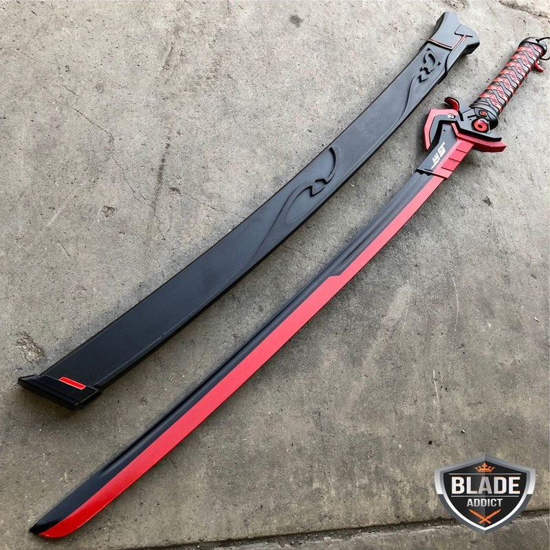 Overwatch Genji Oni 40" Polyurethane Foam Sword 1:1 Adult Size Cosplay - BLADE ADDICT