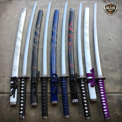 Real Japanese Samurai Sword KATANA High Carbon Steel Ninja Blade - BLADE ADDICT