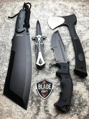4 PC Tactical Extreme Set - Great for collection, outdoor, and gifts - BLADE ADDICT