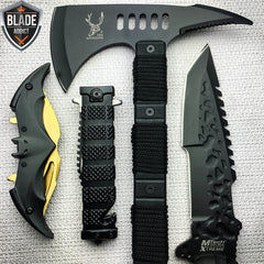4PC Tactical Hunting Knife Set - BLADE ADDICT
